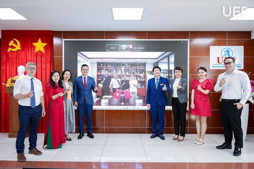 Ký MOU với trường Đại học Ngoại ngữ Ngoại thương Quảng Đông, UEF liên tục tăng cường hợp tác quốc tế