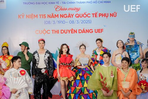 Rộn ràng kỷ niệm Ngày Quốc tế Phụ nữ 8/3 với cuộc thi thời trang ấn tượng – “Duyên dáng UEF”